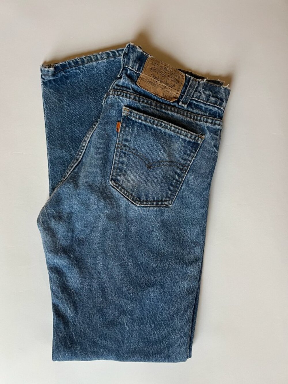 Vintage Orange Tab Levis 505